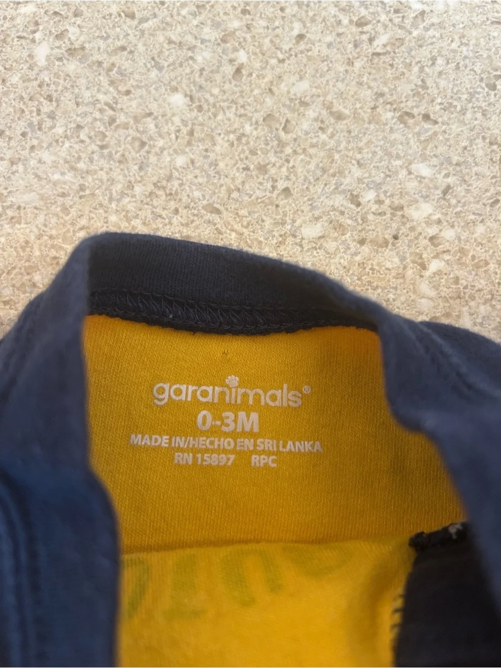 Garanimals Baby Soccer Future All-Star Long Sleeve Bodysuit Onesie 0-3 Months